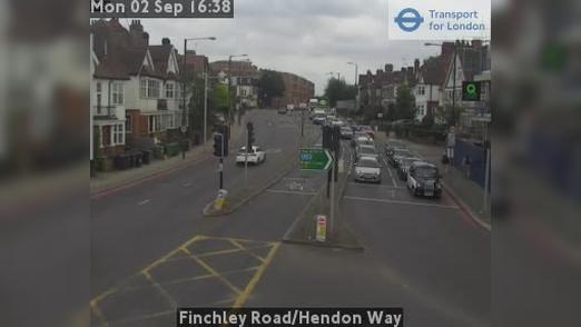 Traffic Cam London: Finchley Road/Hendon Way