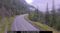 Canyon Creek › East: , Hwy , about km east of Revelstoke, looking east