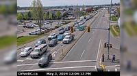 City of Langley > South-West: Hwy 10 at Fraser Hwy in Langley, looking southwest - Day time