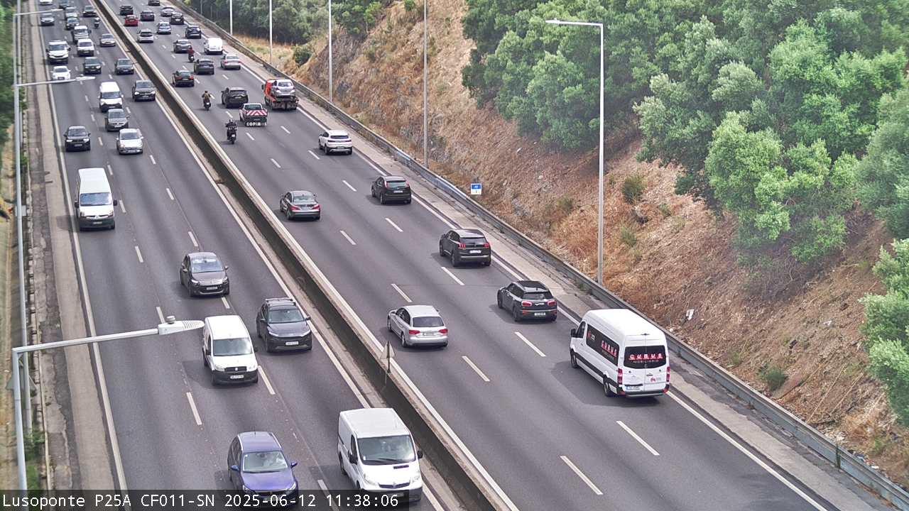 Ponte 25 de Abril: Lisbon Traffic & Landscape Webcam