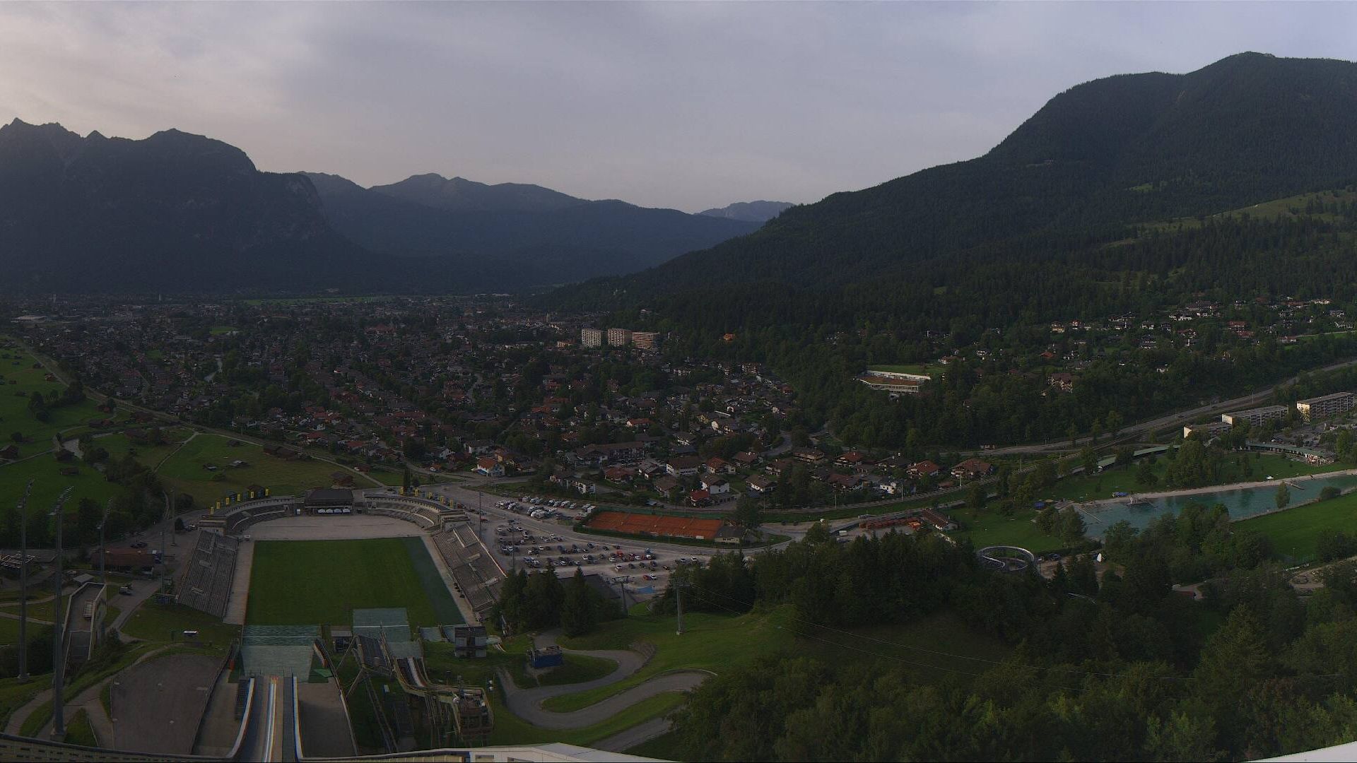 Traffic Cam Partenkirchen: Garmisch - Olympiaschanze