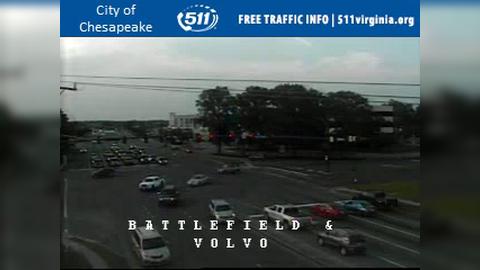 Traffic Cam Chesapeake: Battlefield Blvd & Volvo Pkwy