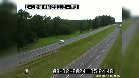 Traffic Cam Rixford: I-10 @ MM 281.2