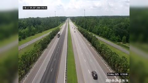 Traffic Cam Fort Peyton: I-95 @ SR-207