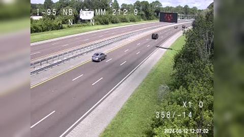 Traffic Cam Titusville: I-95 @ MM 212.9 NB