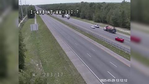 Traffic Cam Deltona: I-4 @ MM 112.7 EB