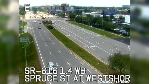 Traffic Cam Tampa: SR-616 - Spruce St at Westshore