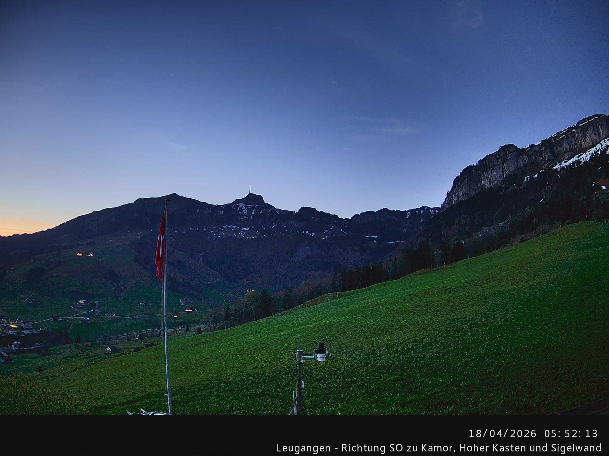 Schwende › Südosten: Leugangen - Brülisau - Hoher Kasten Drehrestaurant Und Seilbahn - Alp Sigel