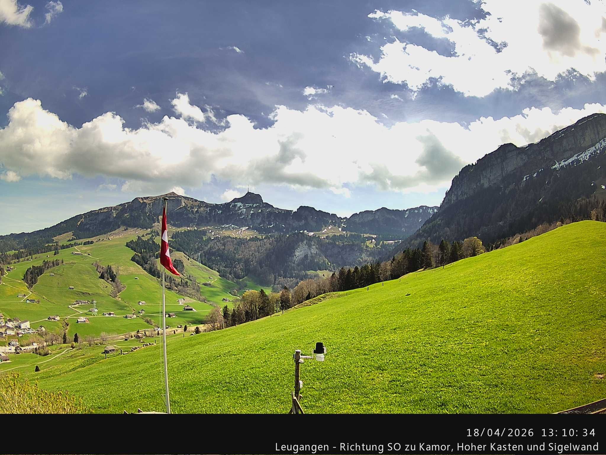 Schwende › Südosten: Leugangen - Brülisau - Hoher Kasten Drehrestaurant Und Seilbahn - Alp Sigel