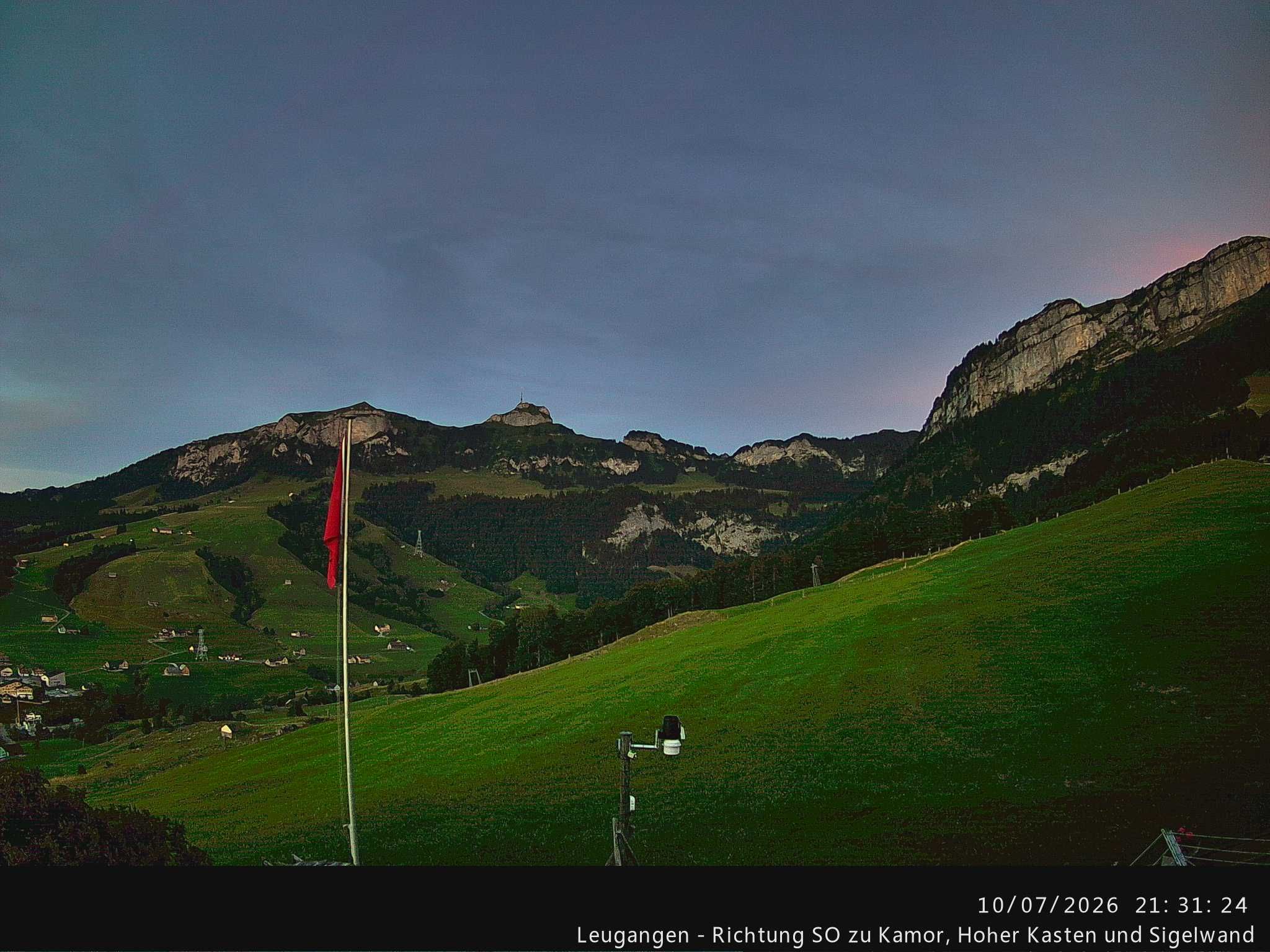 Schwende › Südosten: Leugangen - Brülisau - Hoher Kasten Drehrestaurant Und Seilbahn - Alp Sigel