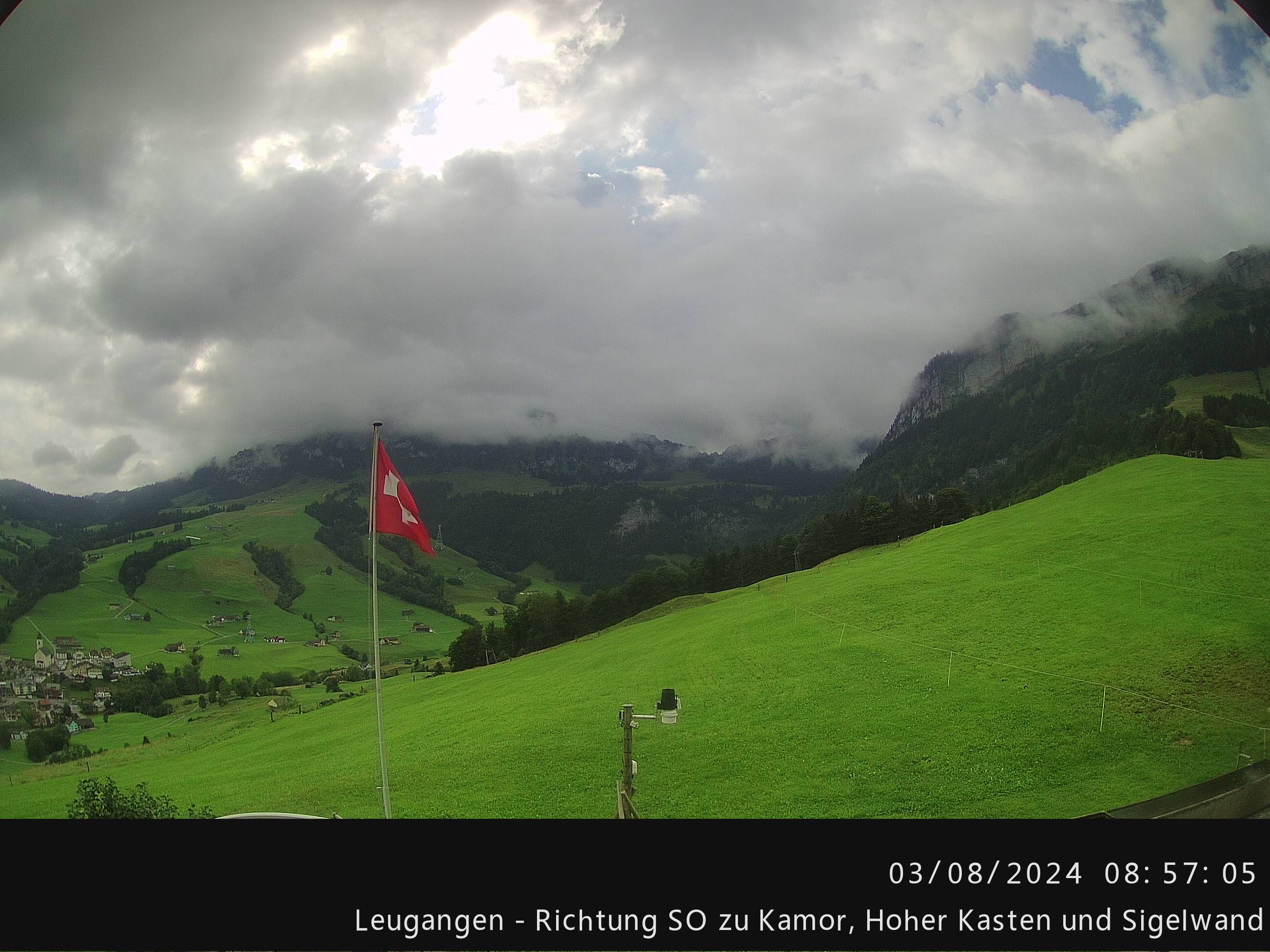 Schwende › Süd-Ost: Leugangen - Leugangen - Brülisau - Hoher Kasten Drehrestaurant Und Seilbahn - Alp Sigel