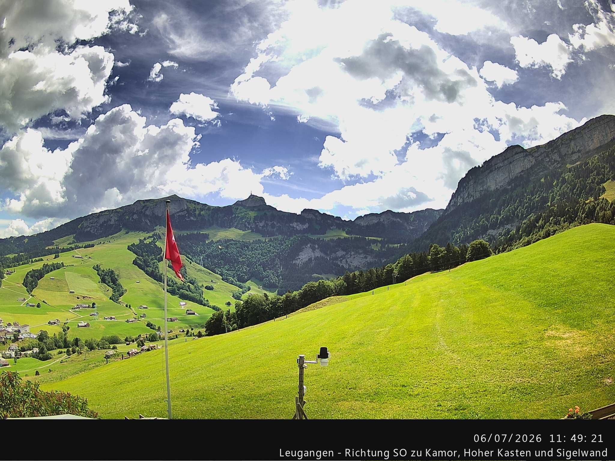 Schwende › Südosten: Leugangen - Brülisau - Hoher Kasten Drehrestaurant Und Seilbahn - Alp Sigel