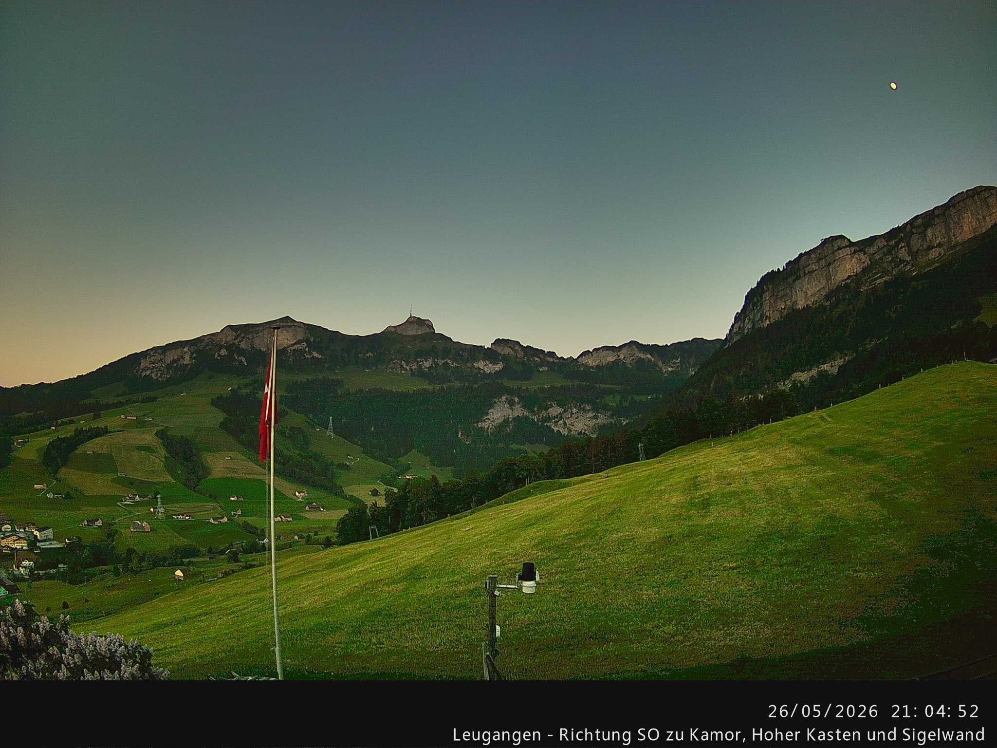 Schwende › Südosten: Leugangen - Brülisau - Hoher Kasten Drehrestaurant Und Seilbahn - Alp Sigel