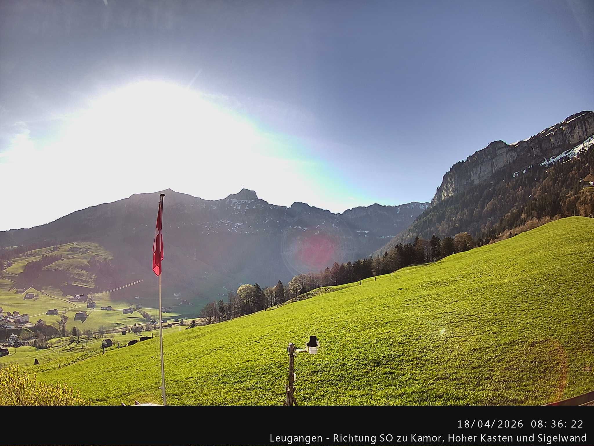 Schwende › Südosten: Leugangen - Brülisau - Hoher Kasten Drehrestaurant Und Seilbahn - Alp Sigel