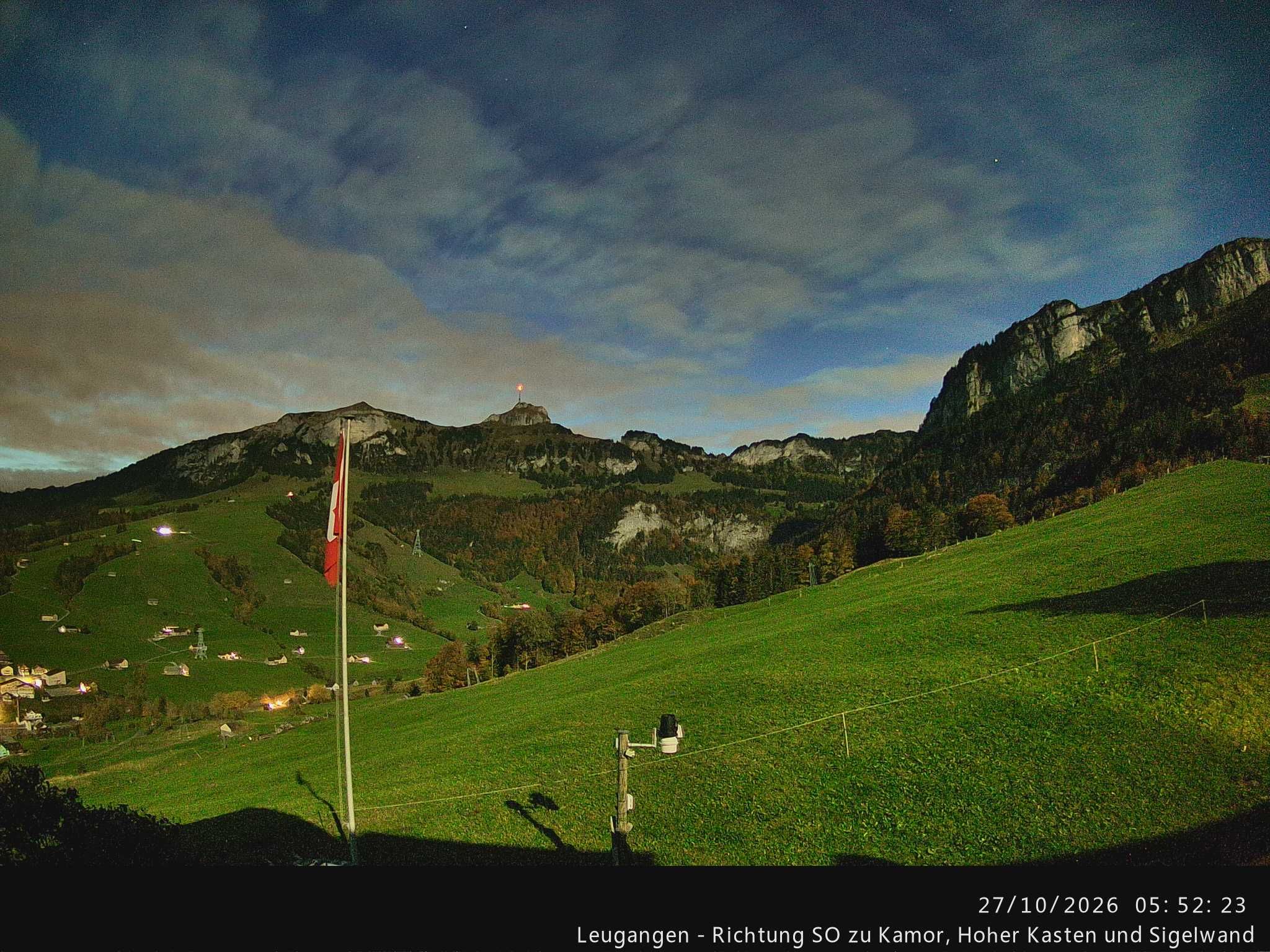 Schwende › Südosten: Leugangen - Brülisau - Hoher Kasten Drehrestaurant Und Seilbahn - Alp Sigel