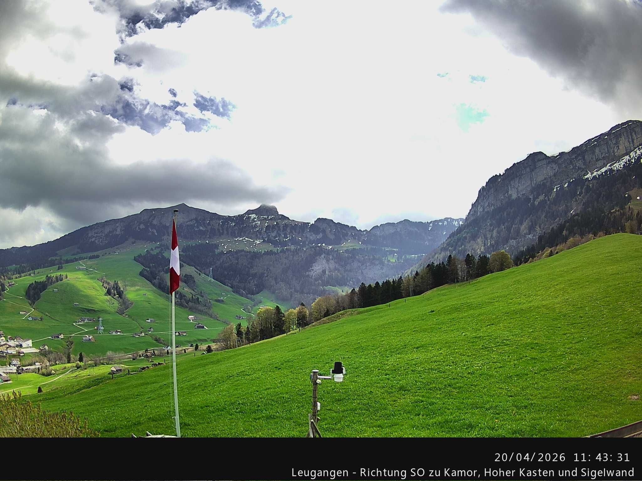 Schwende › Südosten: Leugangen - Brülisau - Hoher Kasten Drehrestaurant Und Seilbahn - Alp Sigel