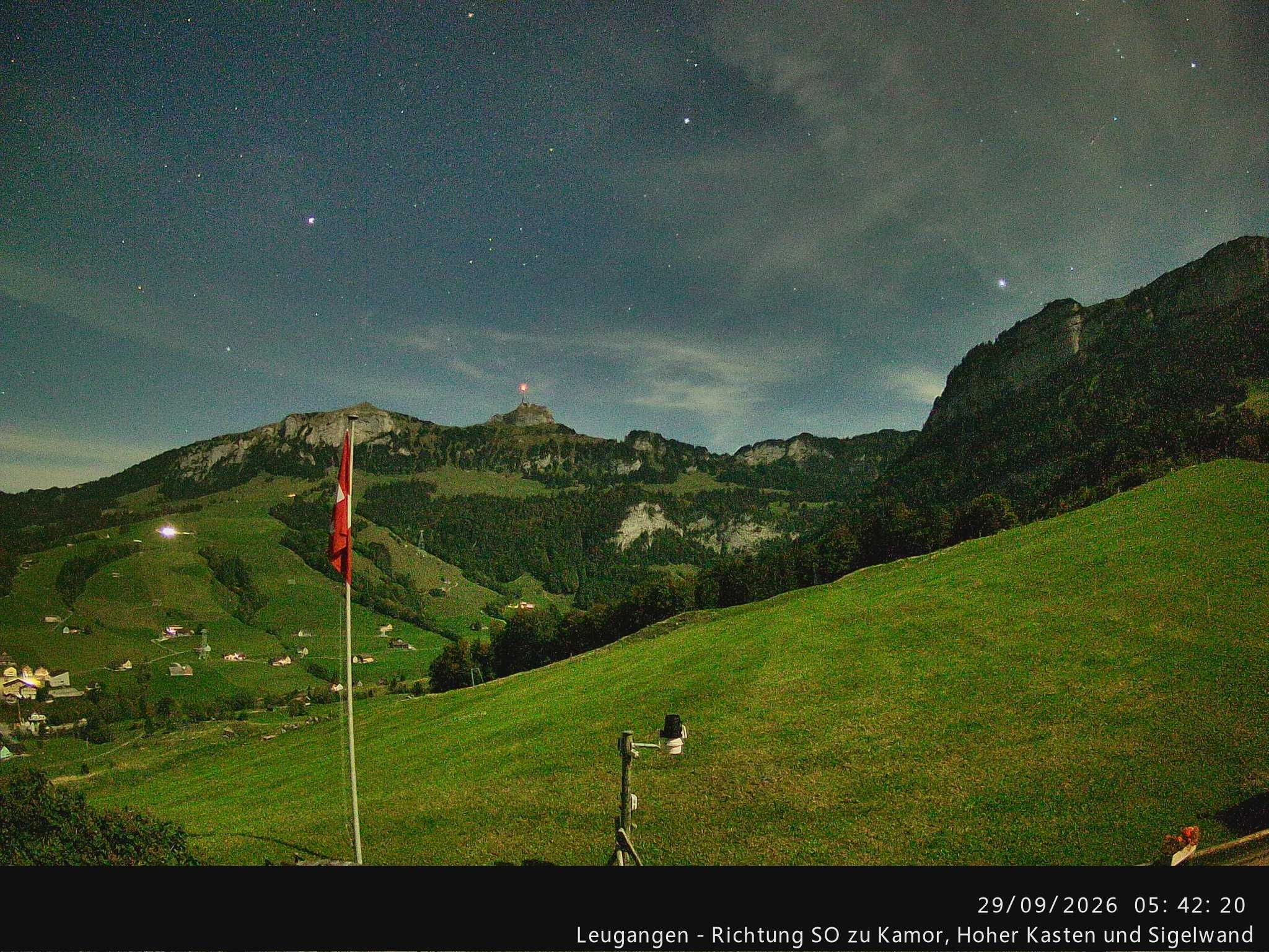 Schwende › Südosten: Leugangen - Brülisau - Hoher Kasten Drehrestaurant Und Seilbahn - Alp Sigel