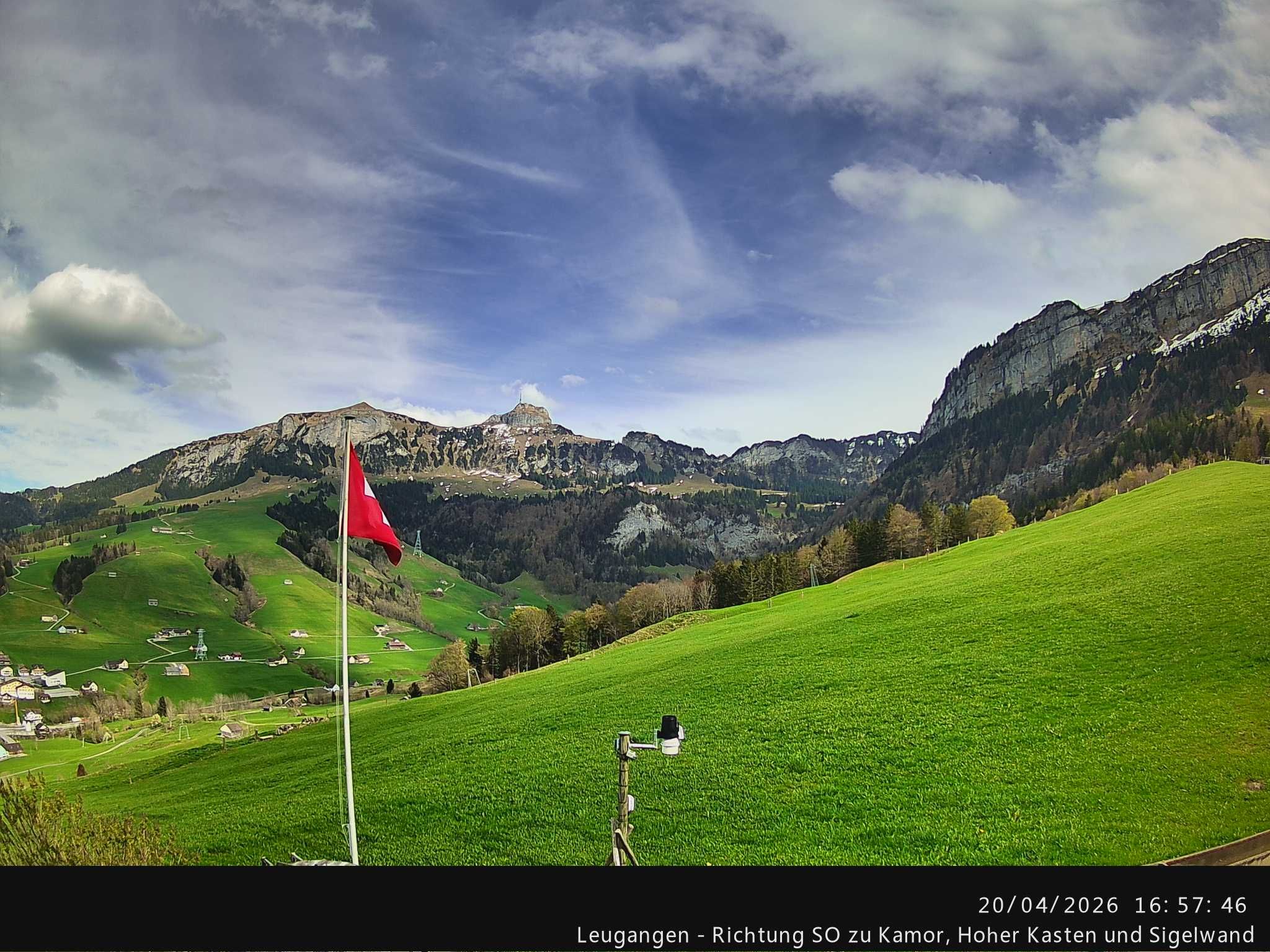 Schwende › Südosten: Leugangen - Brülisau - Hoher Kasten Drehrestaurant Und Seilbahn - Alp Sigel
