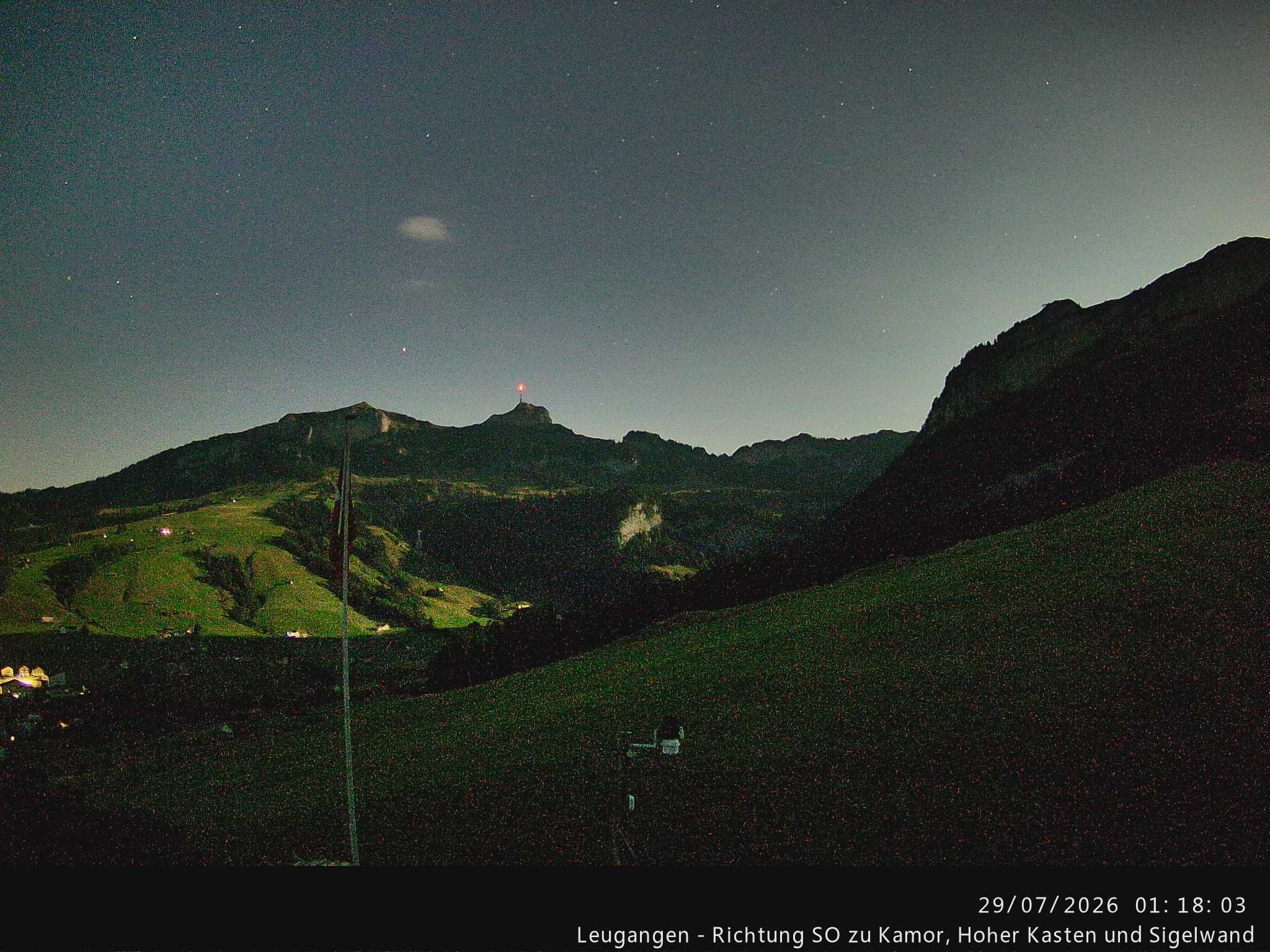 Schwende › Südosten: Leugangen - Brülisau - Hoher Kasten Drehrestaurant Und Seilbahn - Alp Sigel