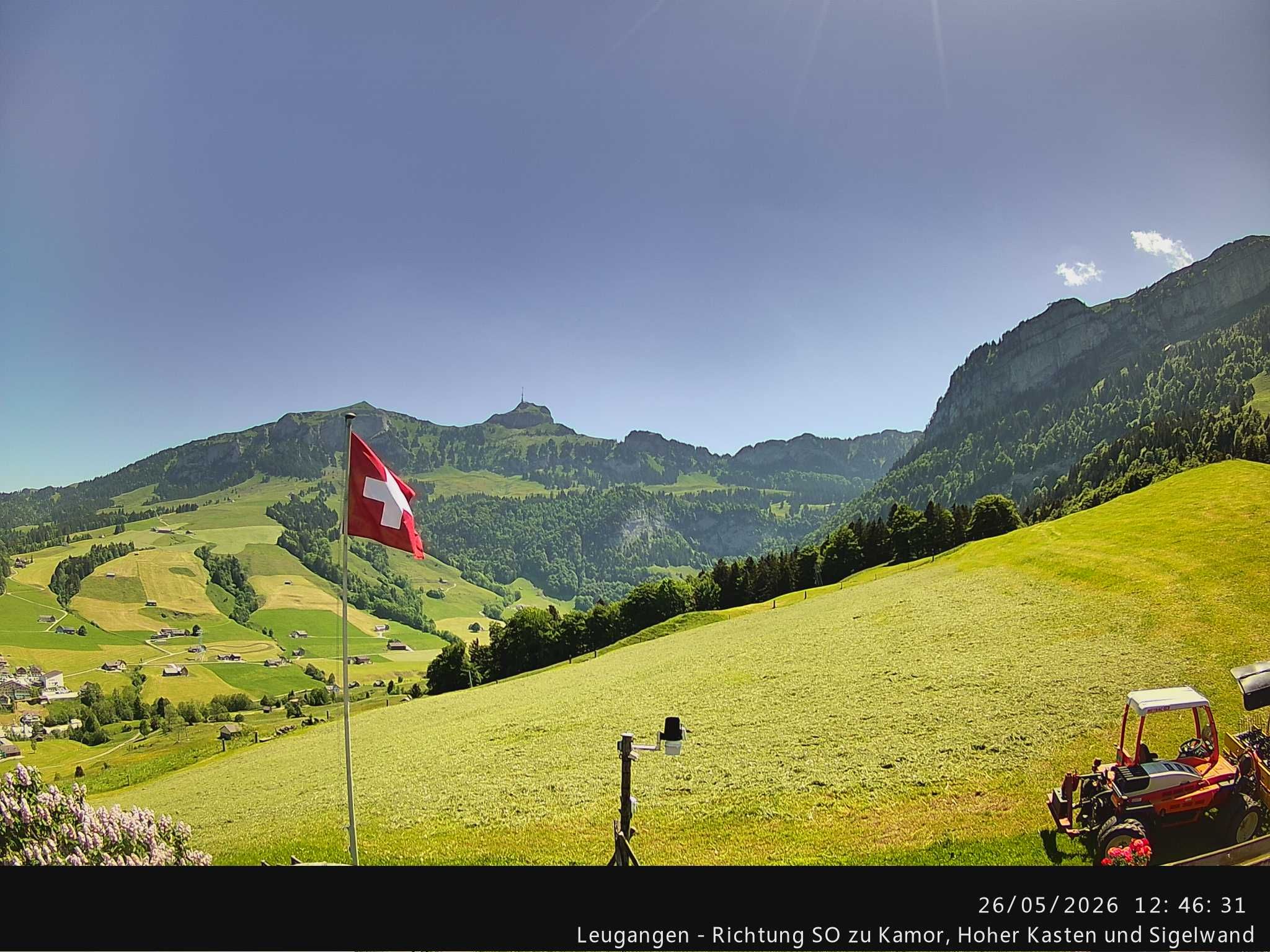 Schwende › Südosten: Leugangen - Brülisau - Hoher Kasten Drehrestaurant Und Seilbahn - Alp Sigel