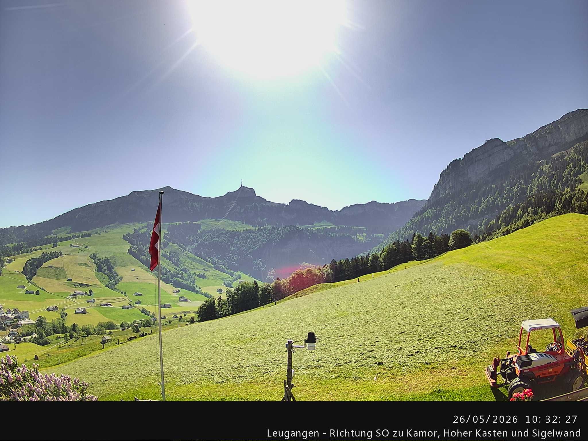 Schwende › Südosten: Leugangen - Brülisau - Hoher Kasten Drehrestaurant Und Seilbahn - Alp Sigel