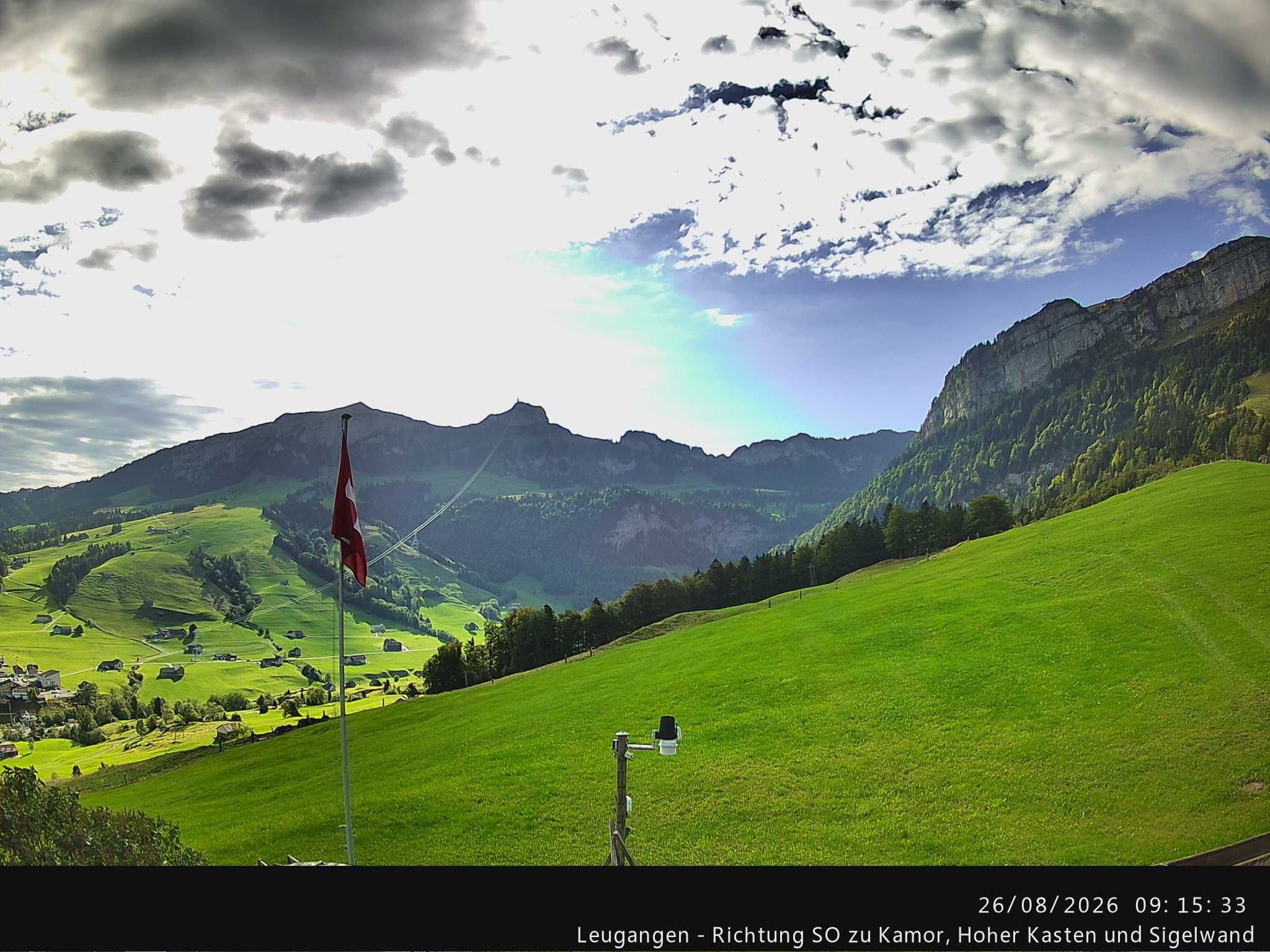 Schwende › Südosten: Leugangen - Brülisau - Hoher Kasten Drehrestaurant Und Seilbahn - Alp Sigel