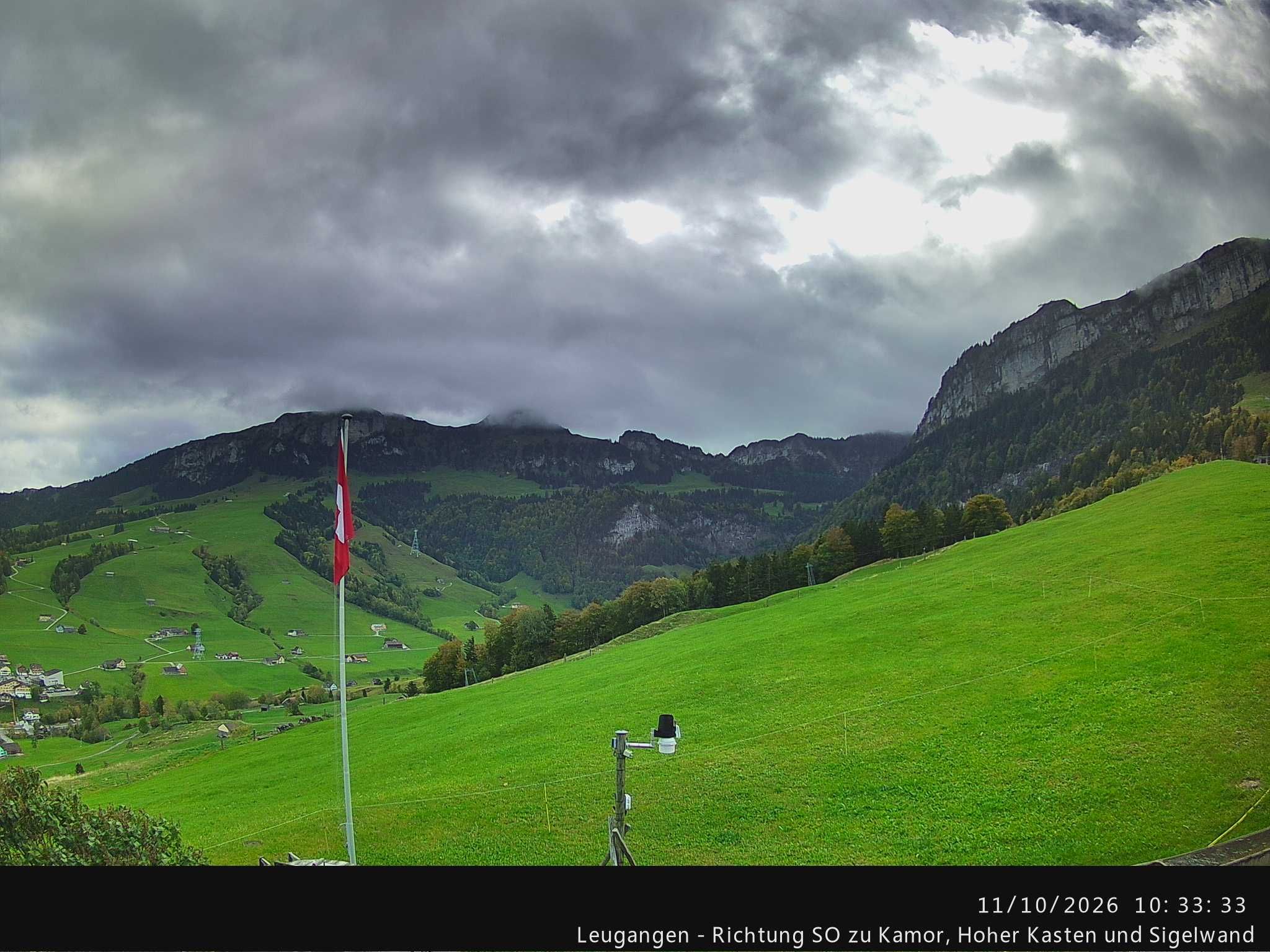 Schwende › Südosten: Leugangen - Brülisau - Hoher Kasten Drehrestaurant Und Seilbahn - Alp Sigel