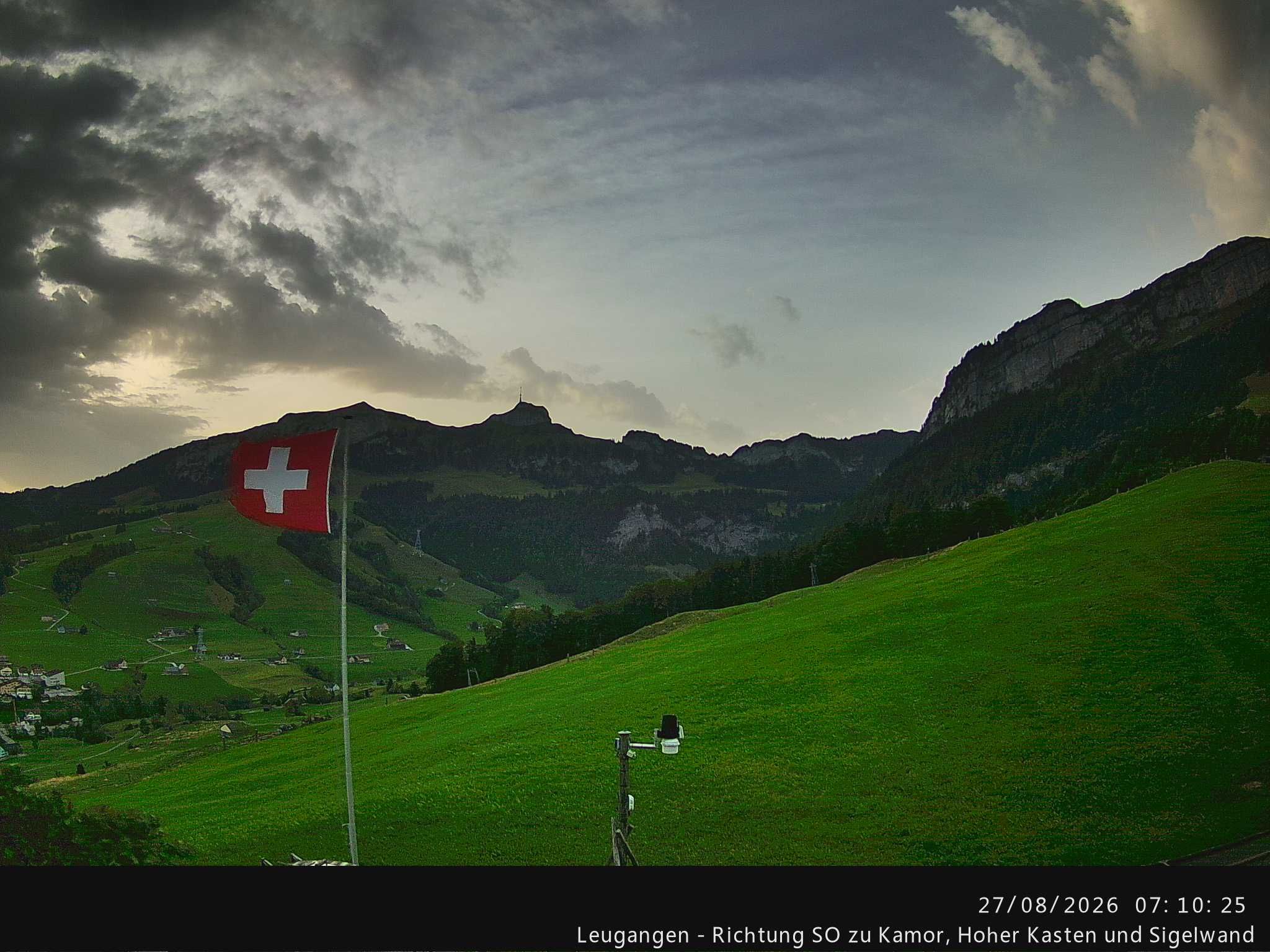 Schwende › Südosten: Leugangen - Brülisau - Hoher Kasten Drehrestaurant Und Seilbahn - Alp Sigel