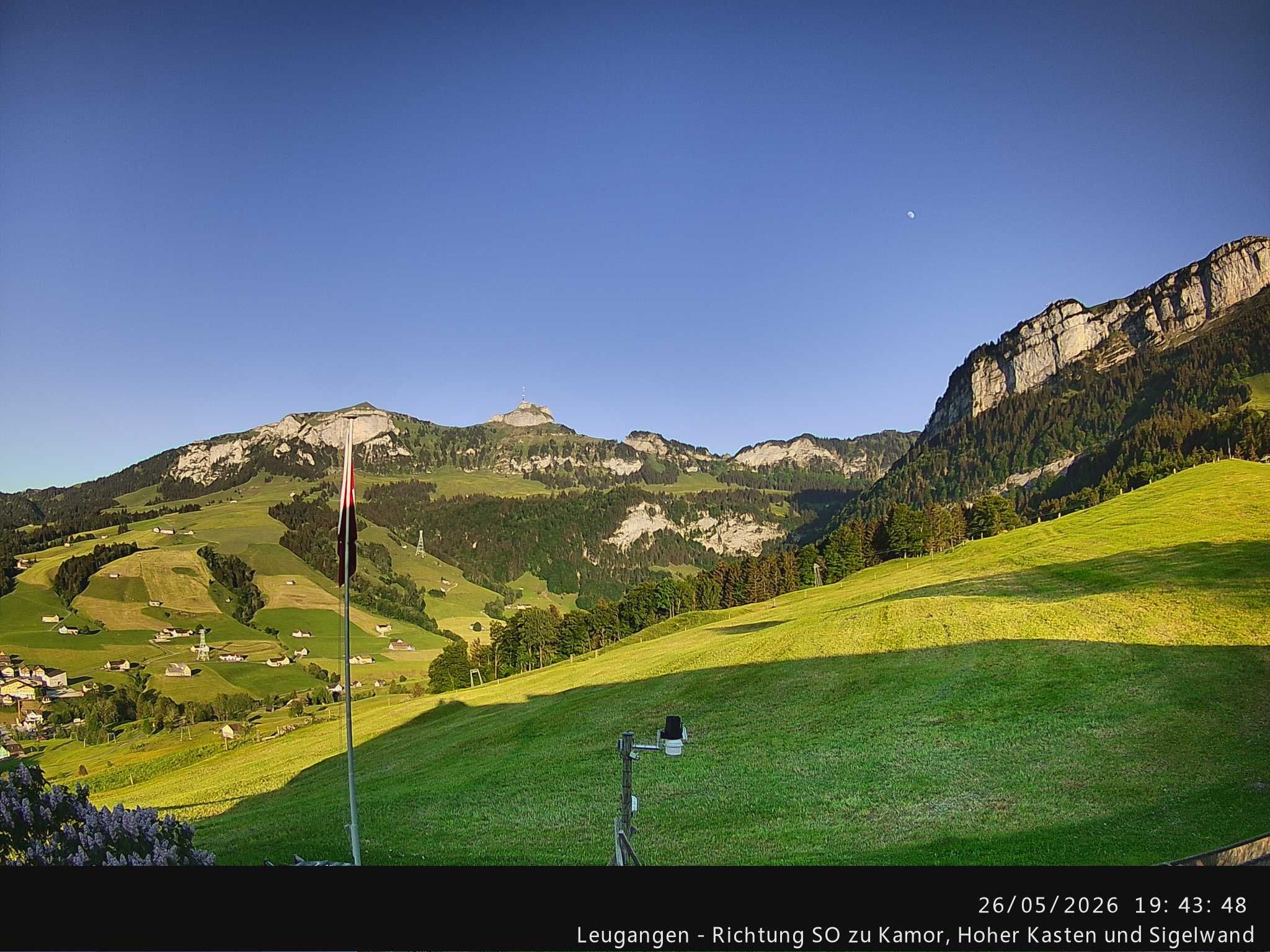 Schwende › Südosten: Leugangen - Brülisau - Hoher Kasten Drehrestaurant Und Seilbahn - Alp Sigel