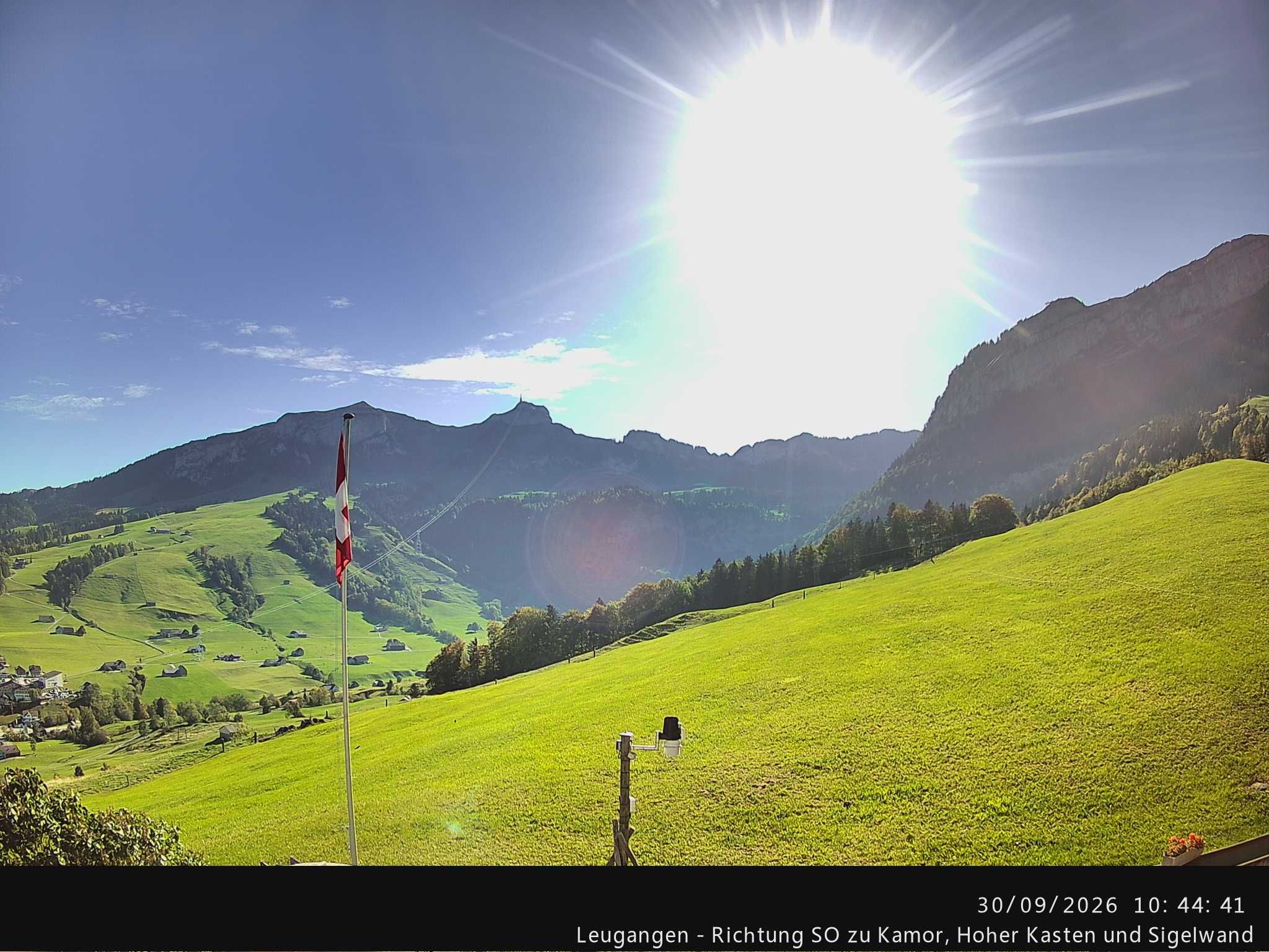 Schwende › Südosten: Leugangen - Brülisau - Hoher Kasten Drehrestaurant Und Seilbahn - Alp Sigel