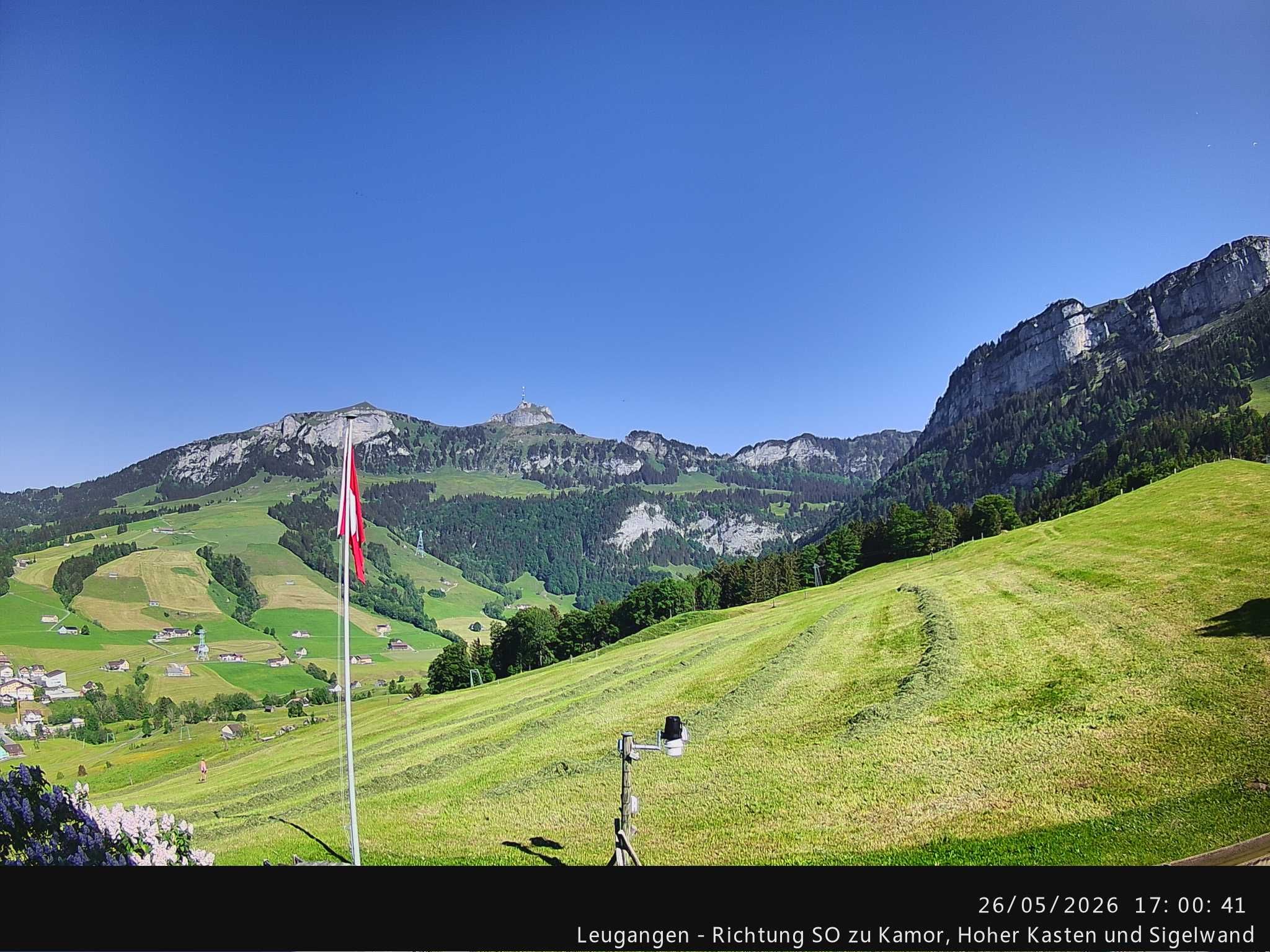 Schwende › Südosten: Leugangen - Brülisau - Hoher Kasten Drehrestaurant Und Seilbahn - Alp Sigel