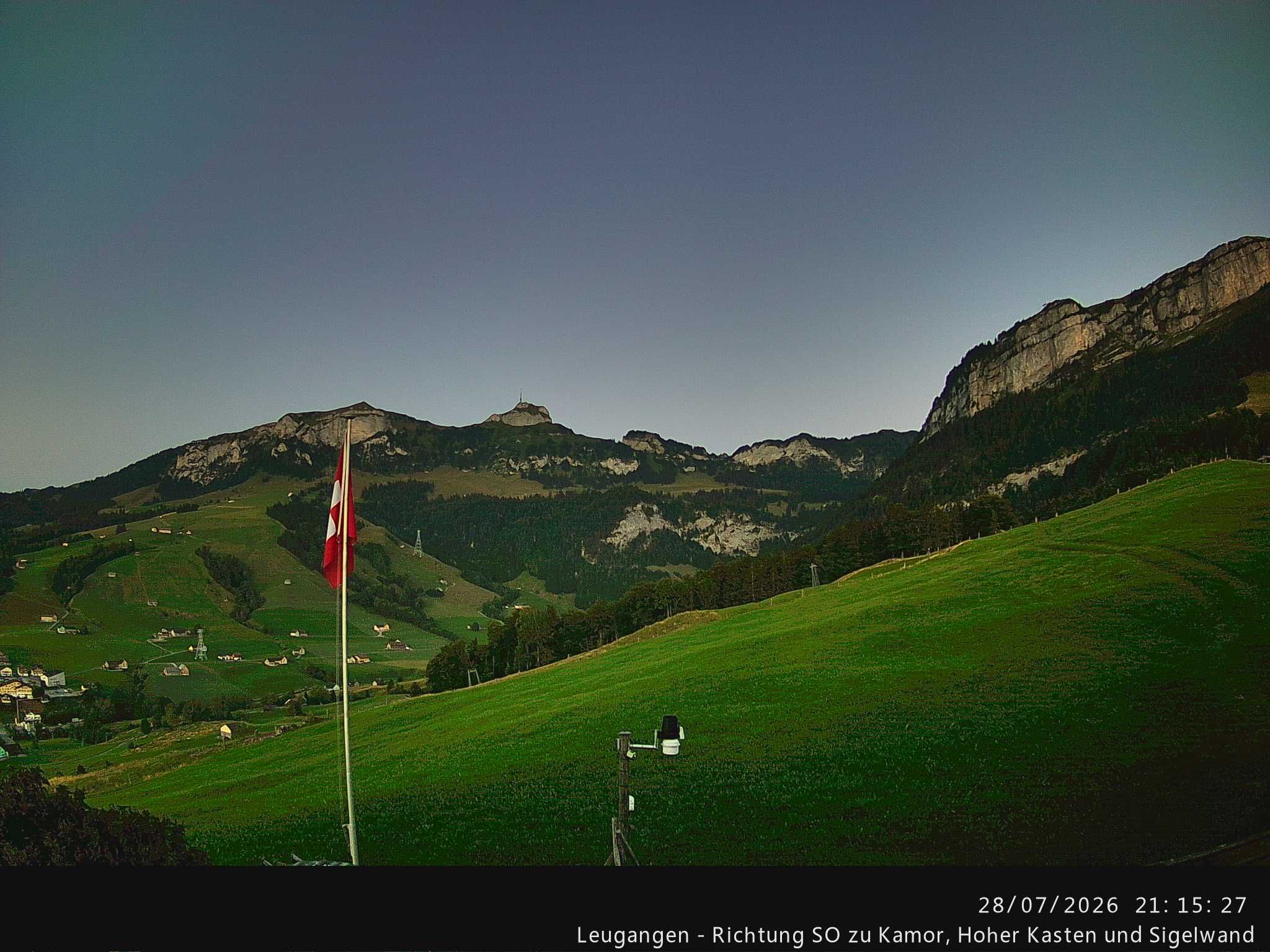 Schwende › Südosten: Leugangen - Brülisau - Hoher Kasten Drehrestaurant Und Seilbahn - Alp Sigel
