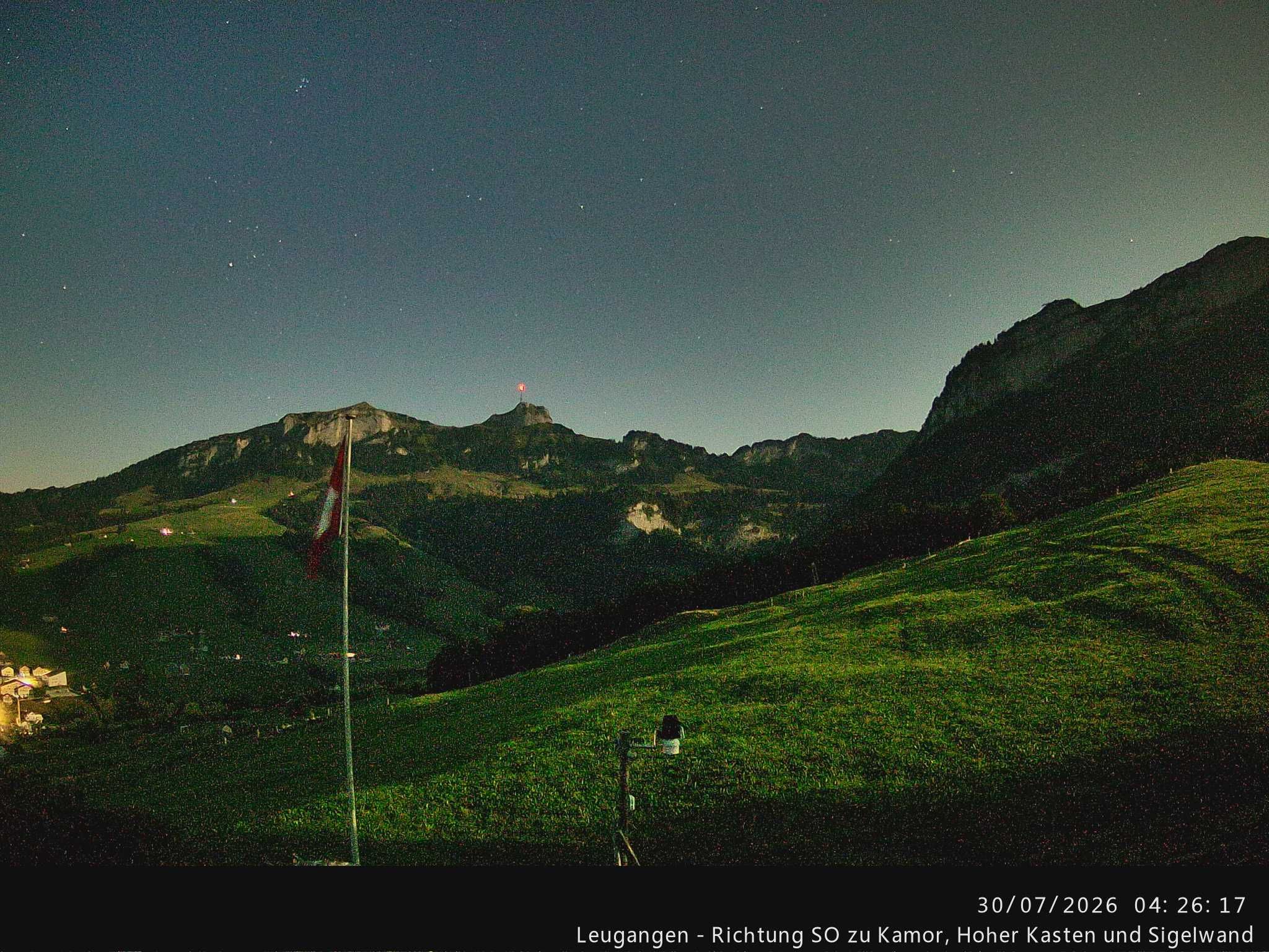 Schwende › Südosten: Leugangen - Brülisau - Hoher Kasten Drehrestaurant Und Seilbahn - Alp Sigel