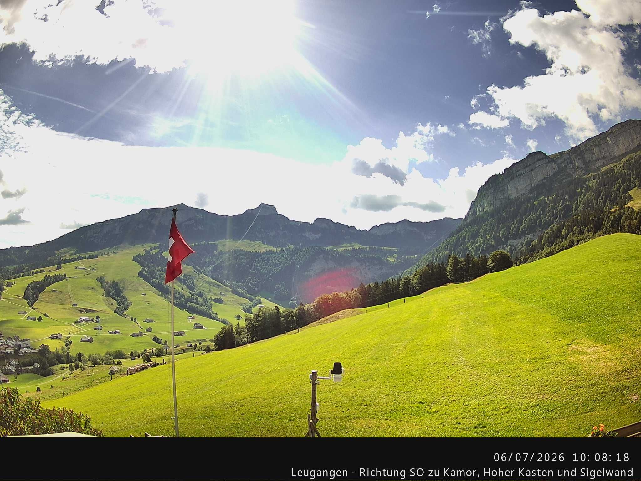 Schwende › Südosten: Leugangen - Brülisau - Hoher Kasten Drehrestaurant Und Seilbahn - Alp Sigel