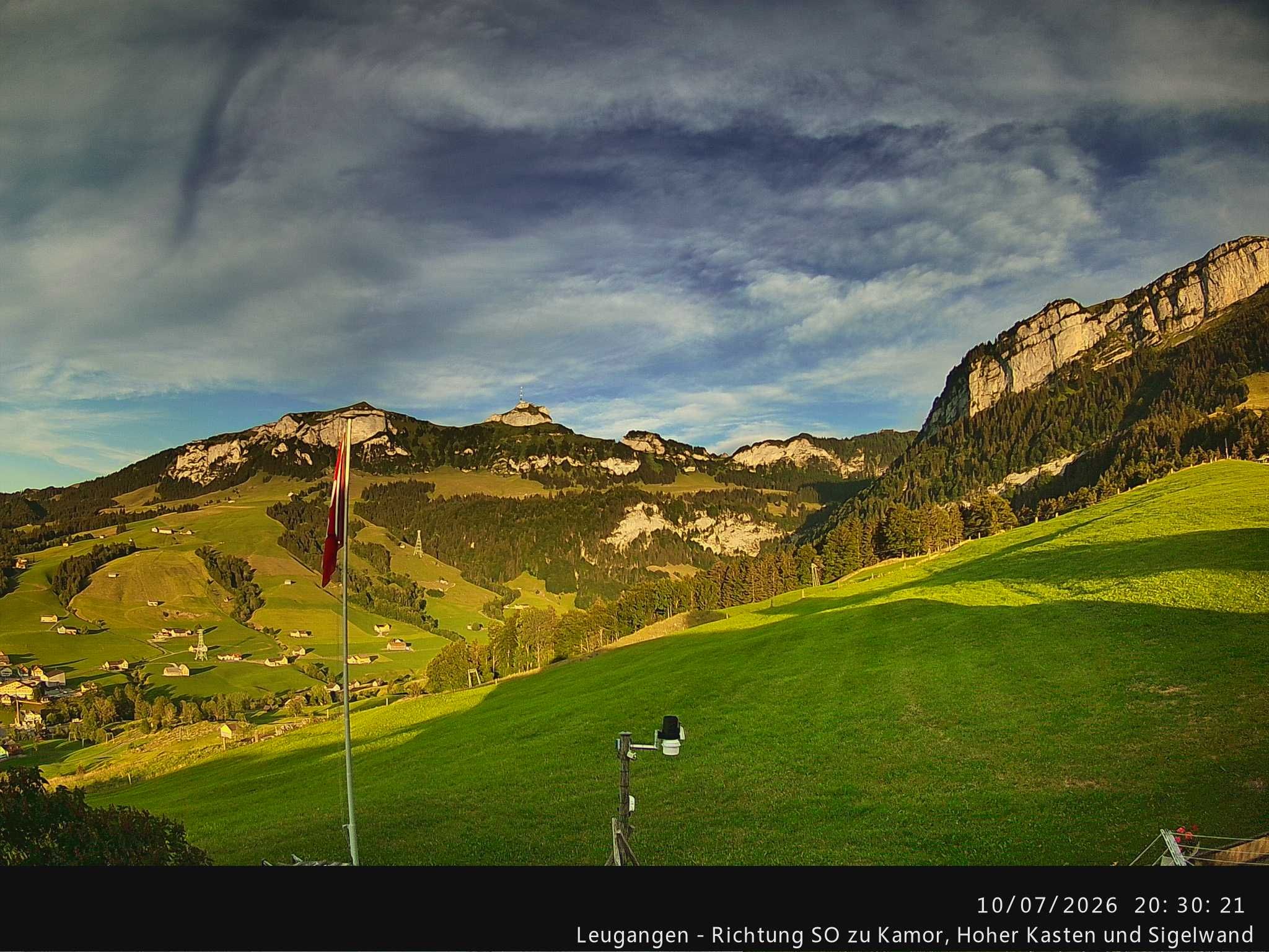 Schwende › Südosten: Leugangen - Brülisau - Hoher Kasten Drehrestaurant Und Seilbahn - Alp Sigel