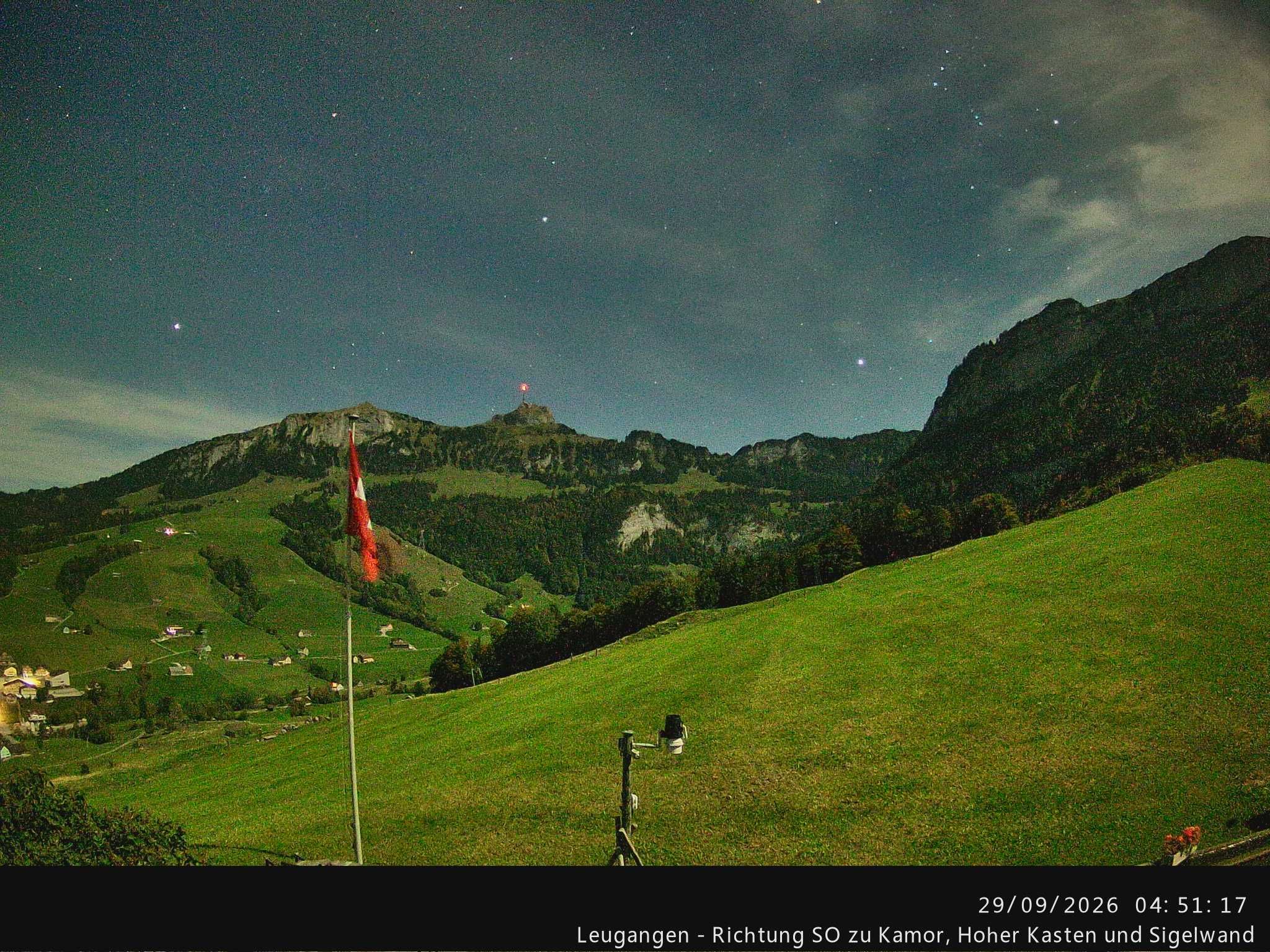Schwende › Südosten: Leugangen - Brülisau - Hoher Kasten Drehrestaurant Und Seilbahn - Alp Sigel
