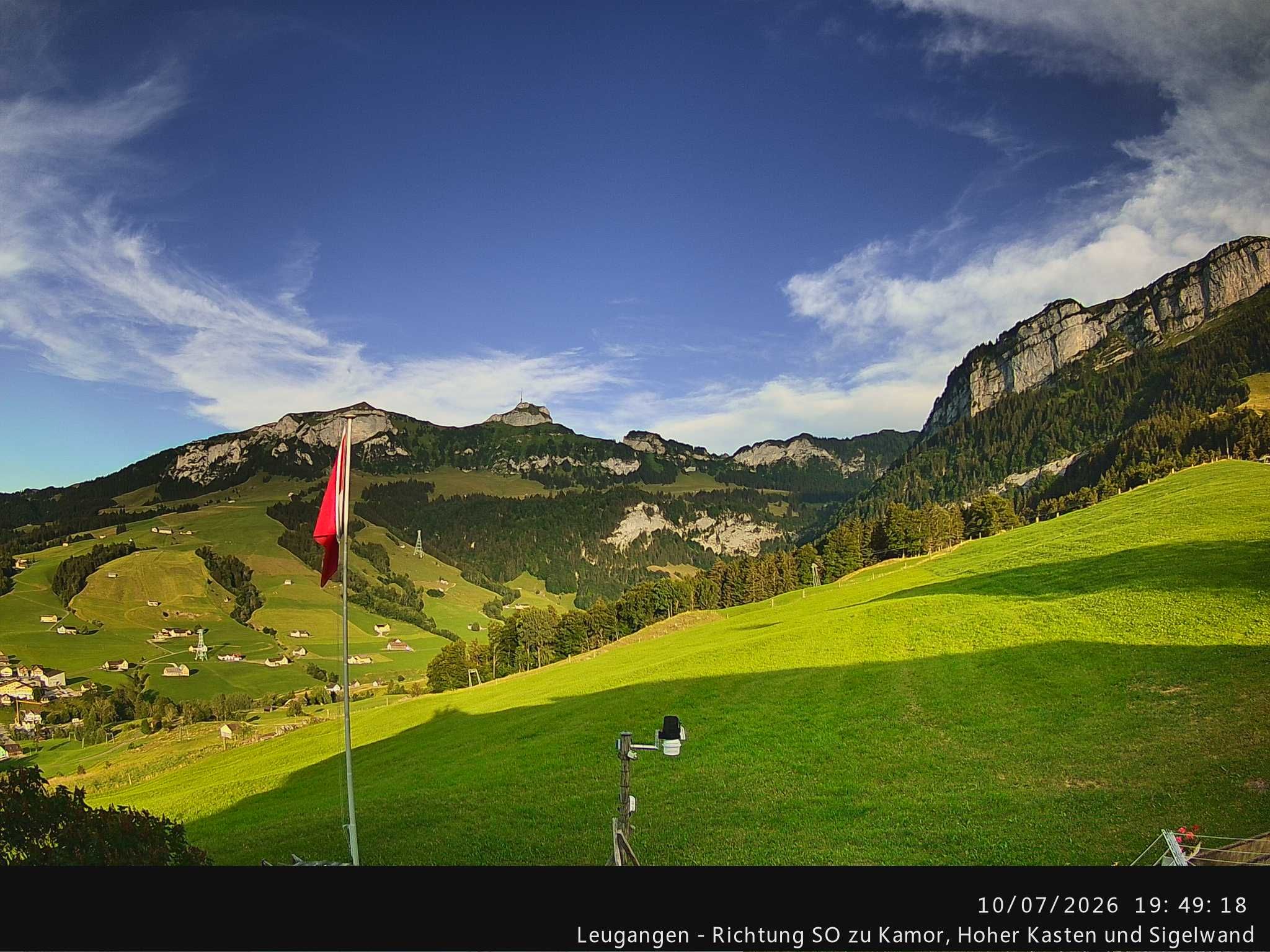 Schwende › Südosten: Leugangen - Brülisau - Hoher Kasten Drehrestaurant Und Seilbahn - Alp Sigel