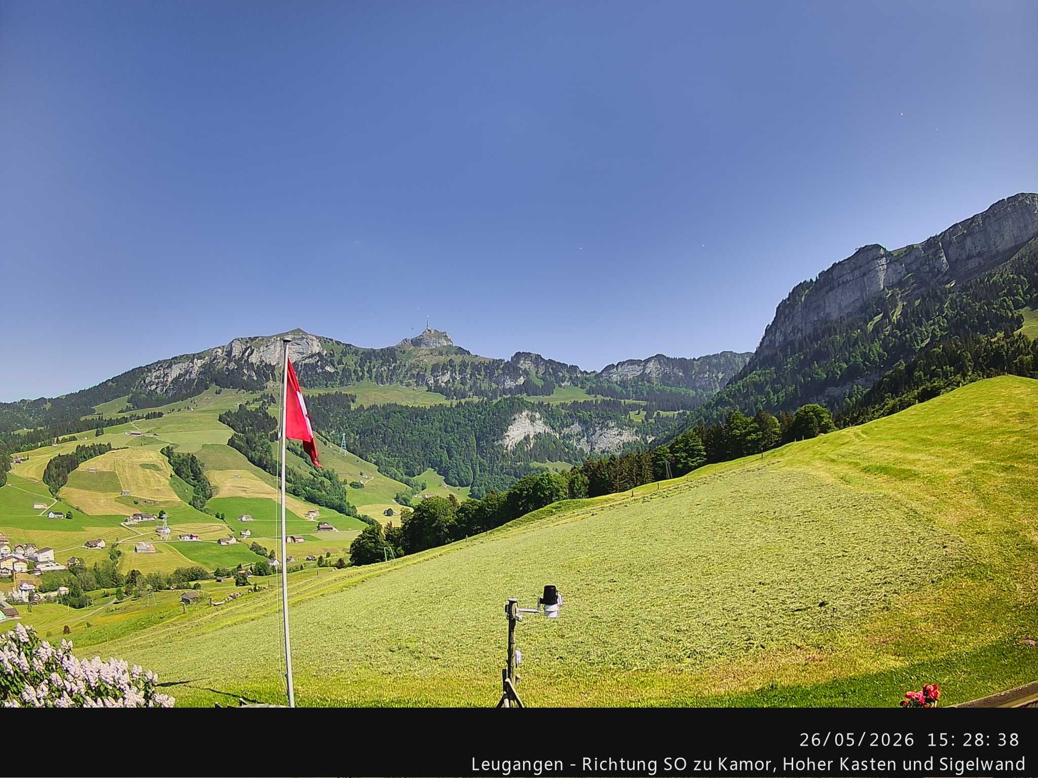 Schwende › Südosten: Leugangen - Brülisau - Hoher Kasten Drehrestaurant Und Seilbahn - Alp Sigel