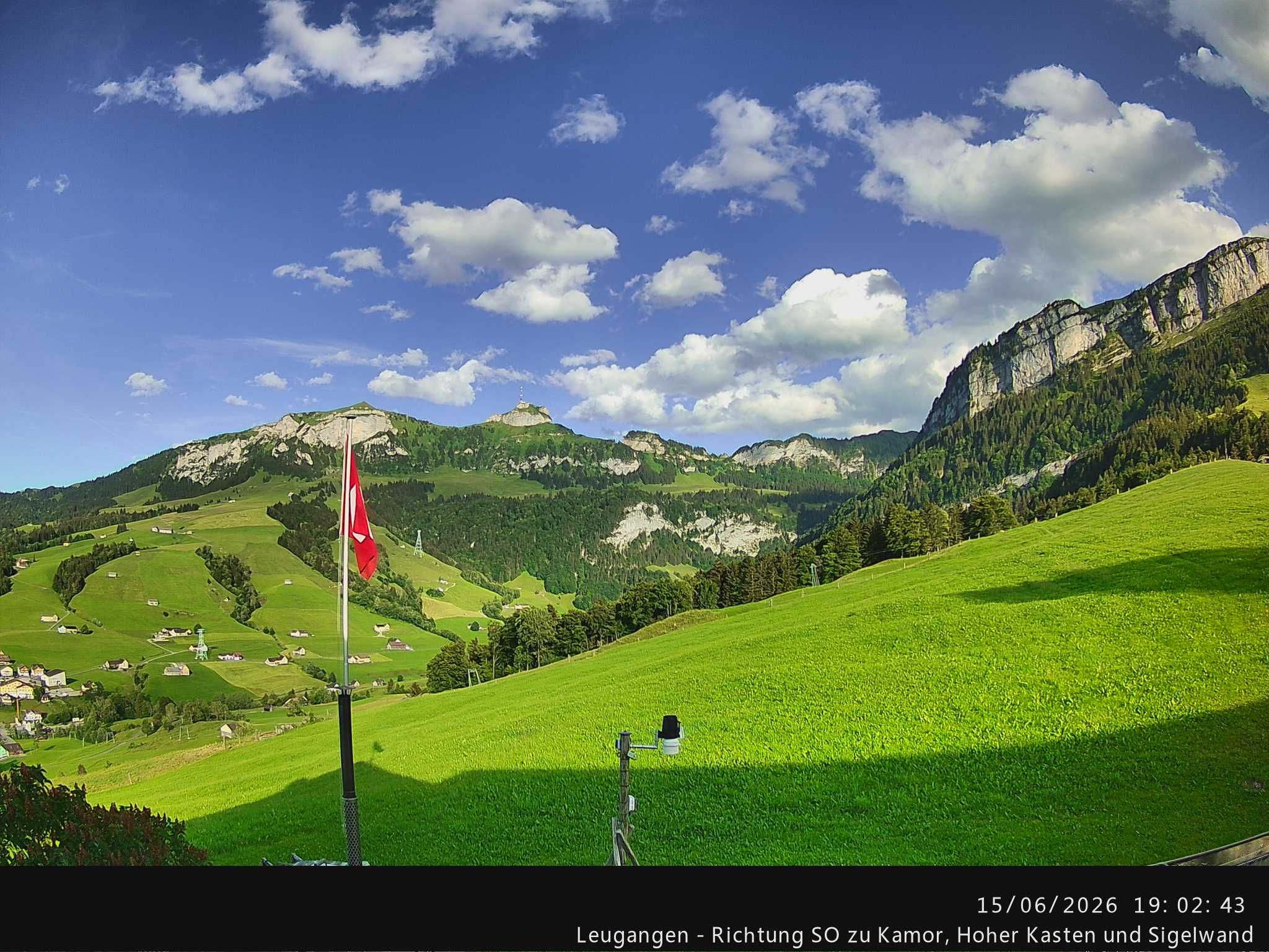 Schwende › Südosten: Leugangen - Brülisau - Hoher Kasten Drehrestaurant Und Seilbahn - Alp Sigel