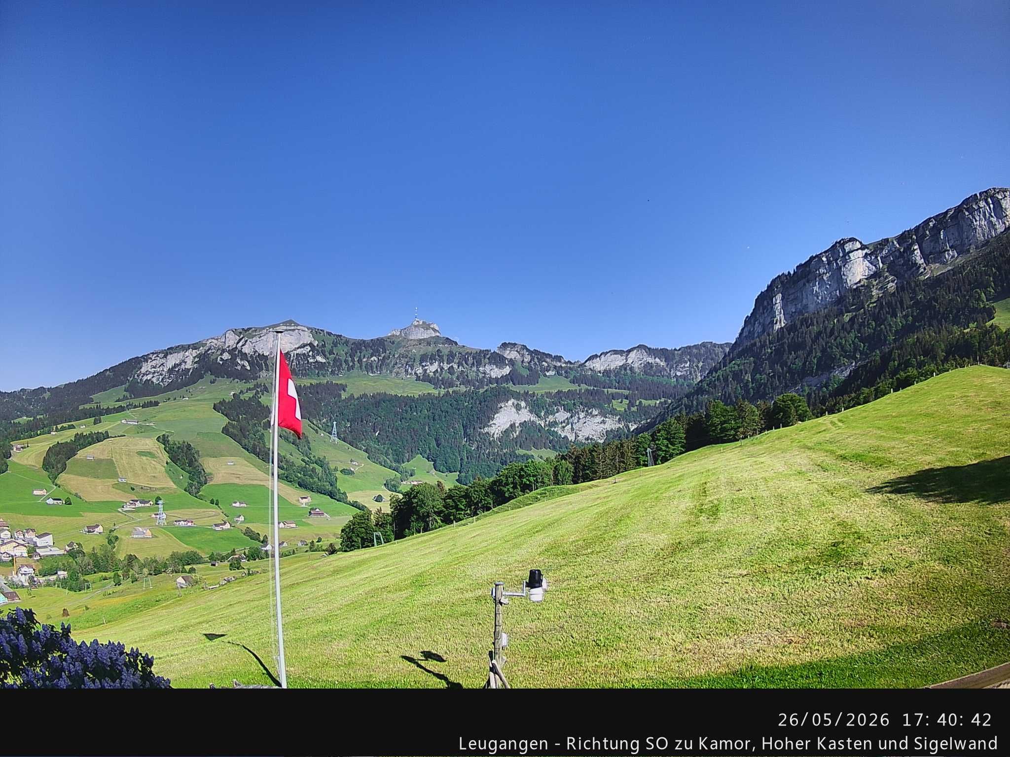 Schwende › Südosten: Leugangen - Brülisau - Hoher Kasten Drehrestaurant Und Seilbahn - Alp Sigel