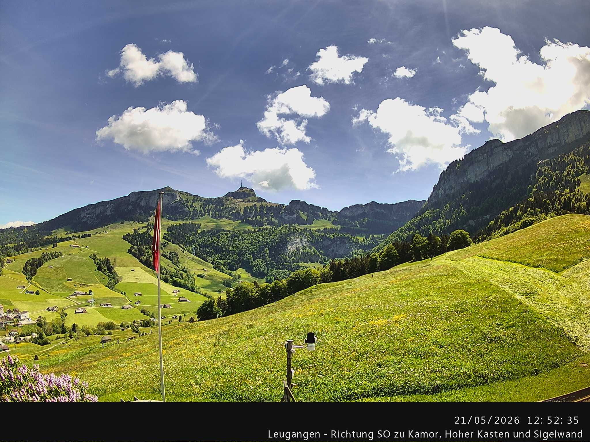 Schwende › Südosten: Leugangen - Brülisau - Hoher Kasten Drehrestaurant Und Seilbahn - Alp Sigel