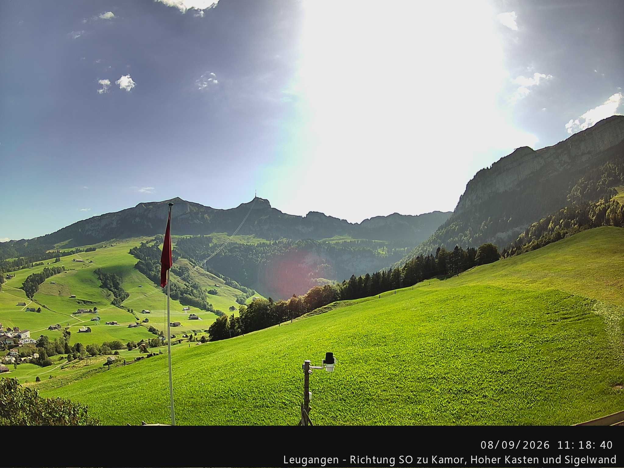 Schwende › Südosten: Leugangen - Brülisau - Hoher Kasten Drehrestaurant Und Seilbahn - Alp Sigel