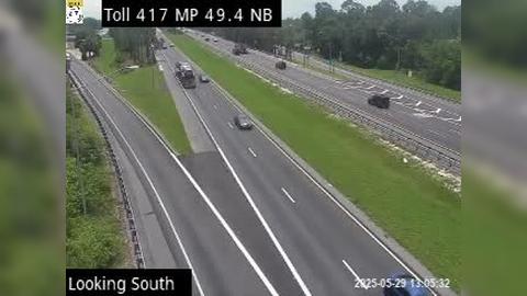 Traffic Cam South Sanford Heights: SR-417 MM 49.4 NB