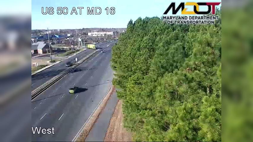 Traffic Cam Cambridge: US 50 AT MD 16 (109002)