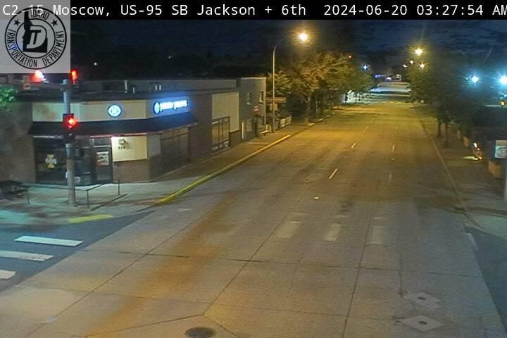 Traffic Cam Moscow: US 95: Sixth St SB South: Sixth St