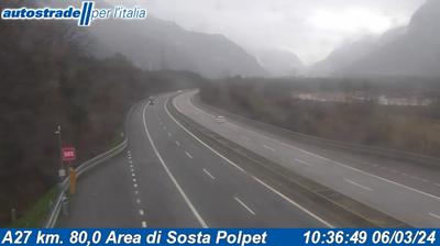 immagine della webcam nei dintorni di Farra d'Alpago: webcam Ponte nelle Alpi