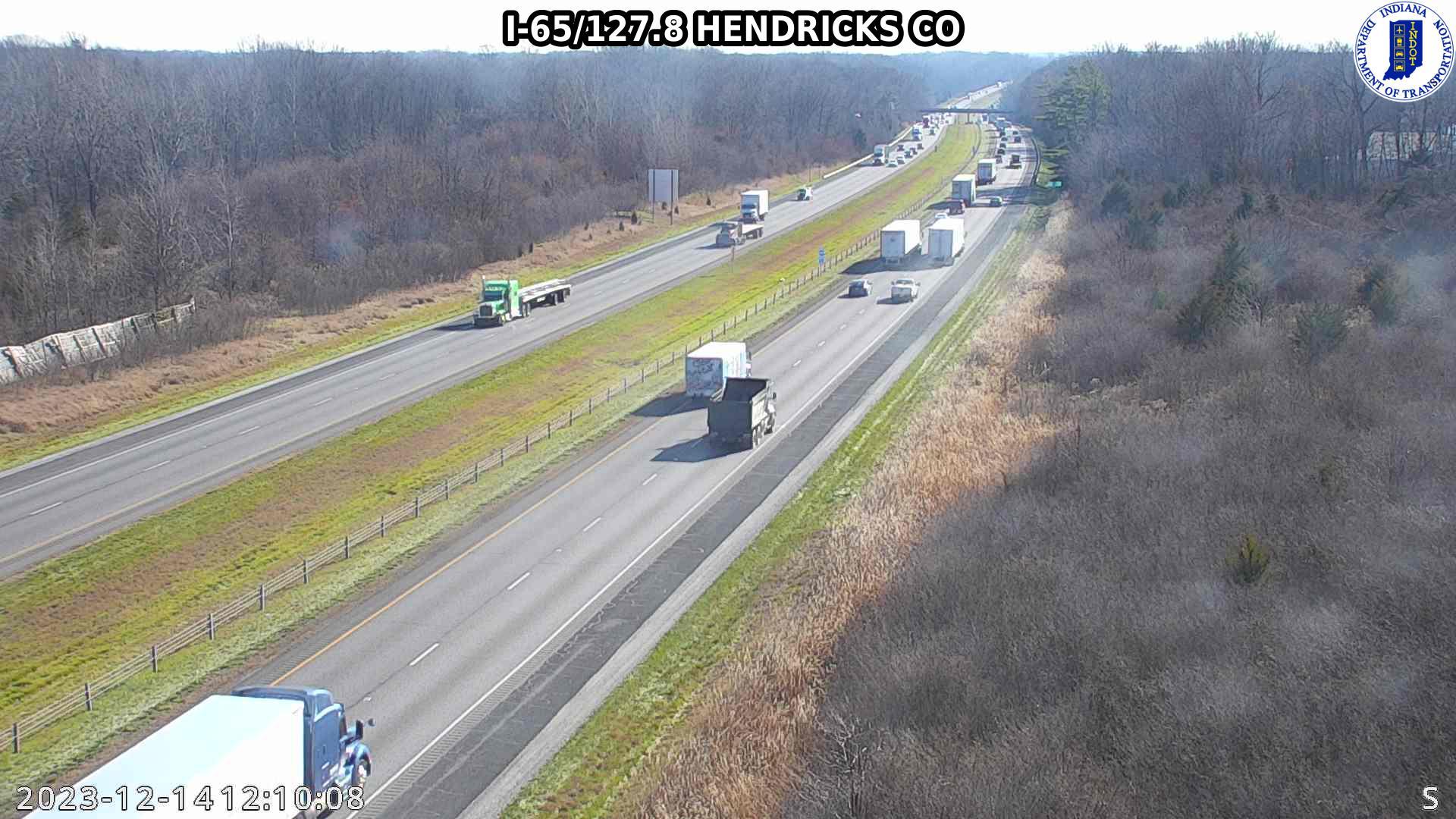 Traffic Cam Royalton: I-65: I-65/127.8 HENDRICKS CO: I-65/127.8 HENDRICKS CO