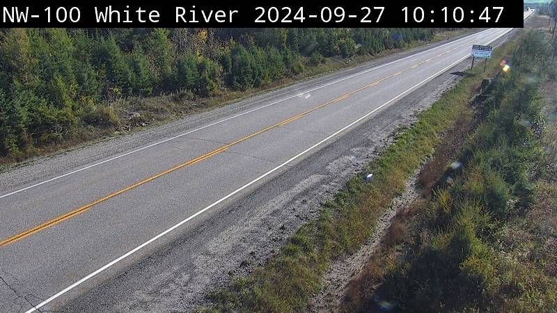 Traffic Cam Unorganized Thunder Bay District: Highway 17 near White River