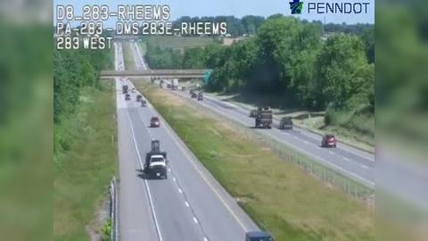 Traffic Cam Elizabethtown Borough: DMS-283E-Rheems PA-283 MM 13.6