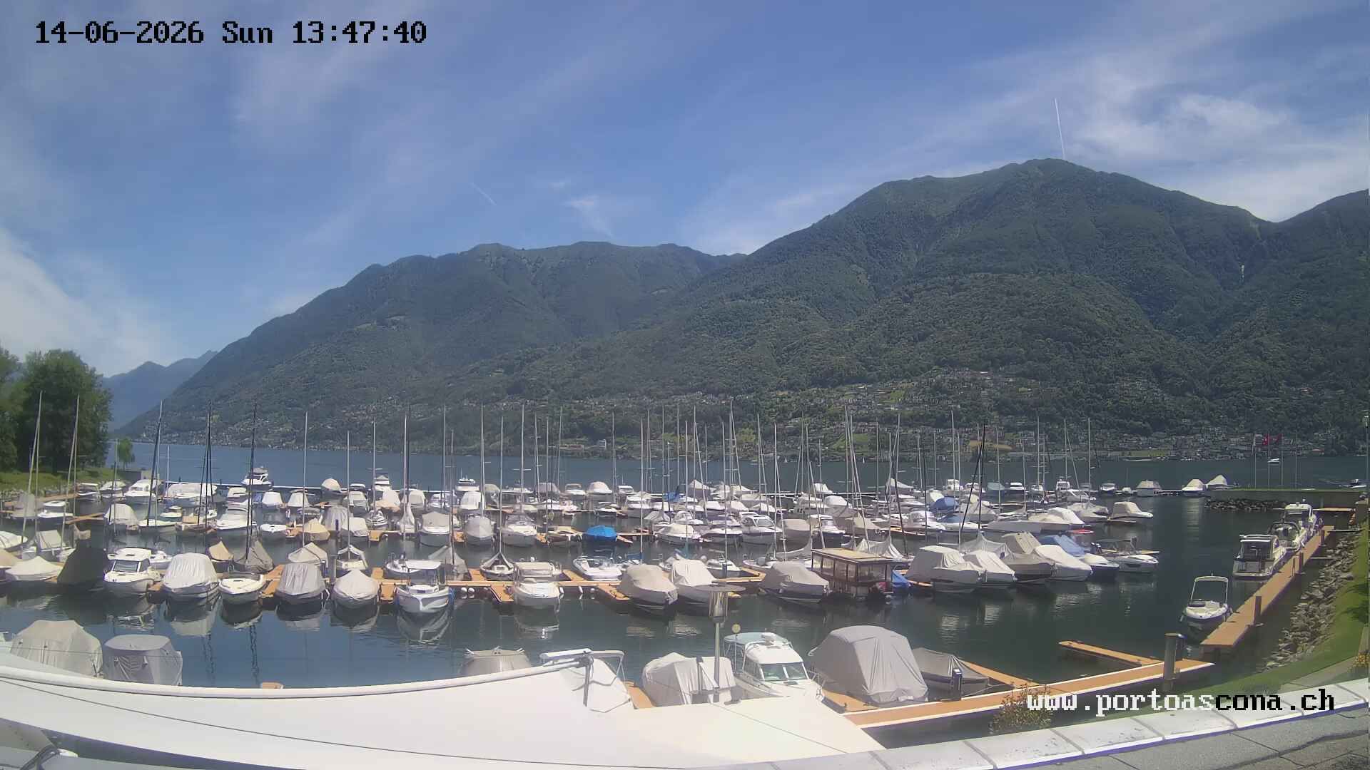 Ascona › Süden: Porto Patriziale Ascona - Gambarogno - Langensee